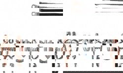 Drum Bondwires; End Style: Alligator Clip Both Ends ; Insulated: No ; Manufacturer's Part Number: 08500 ; Anti-static: Yes ; Description: Antistatic Wire For Bonding and Grounding, With Dual Hand Clamps ; Length Ft.: 3.000